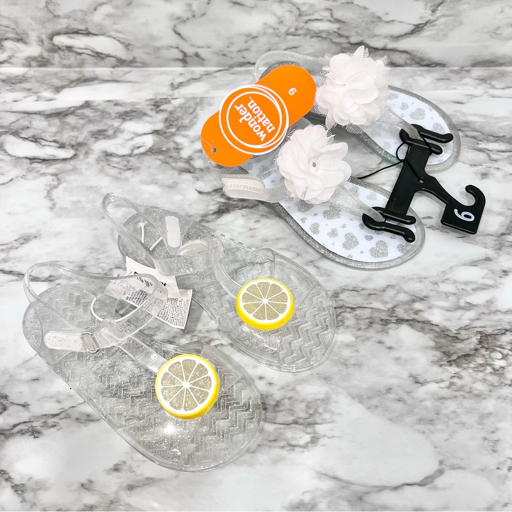 NWT Jelly Sandals